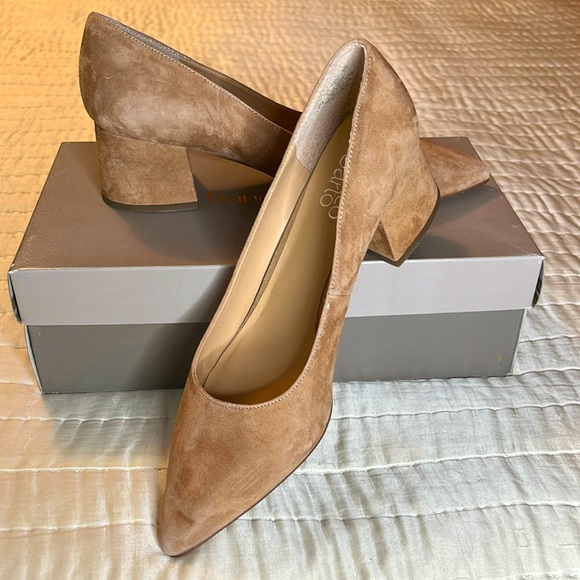 Franco Sarto Shoes - Franco Sarto Callan suede pump mocha 10M